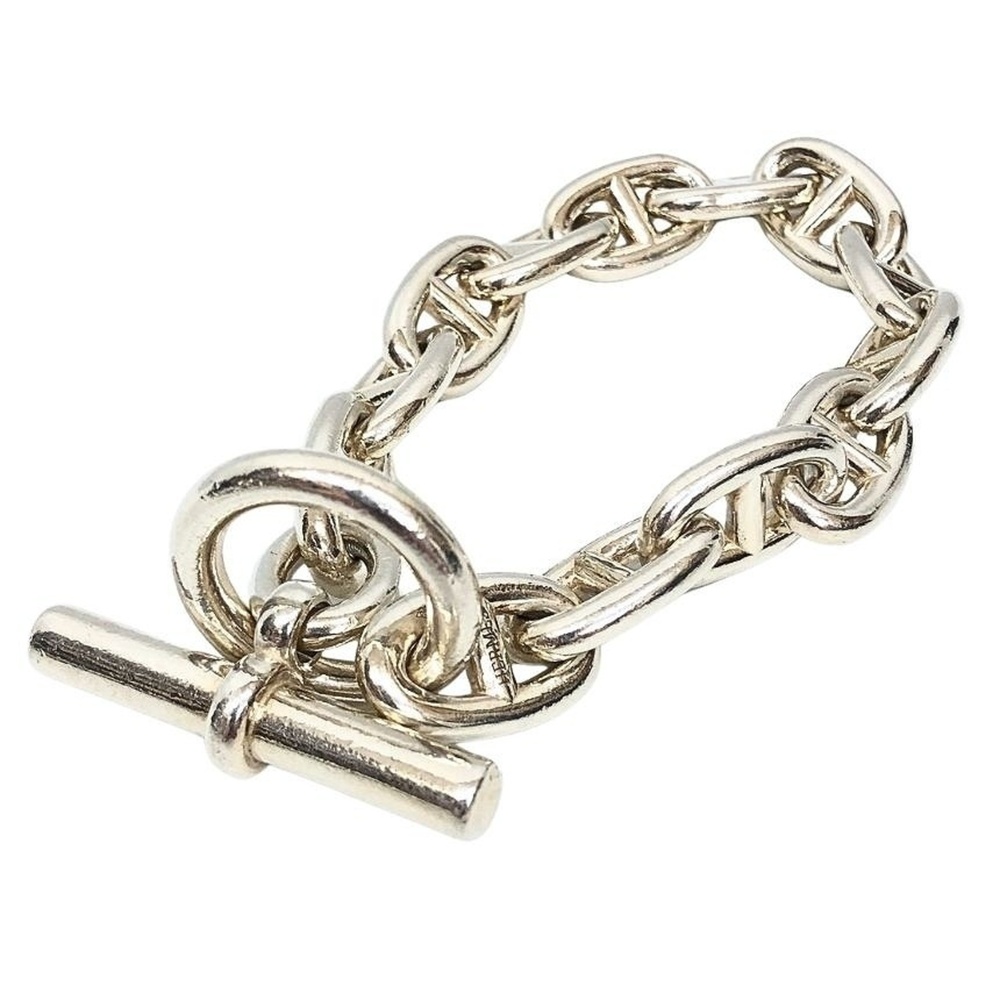 HERMES Silver Charm Bracelet